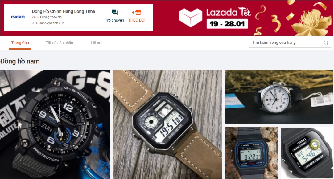 Kinh nghiệm mua đồng hồ trên Lazada. 7 Shop đồng hồ Uy tín trên Lazada