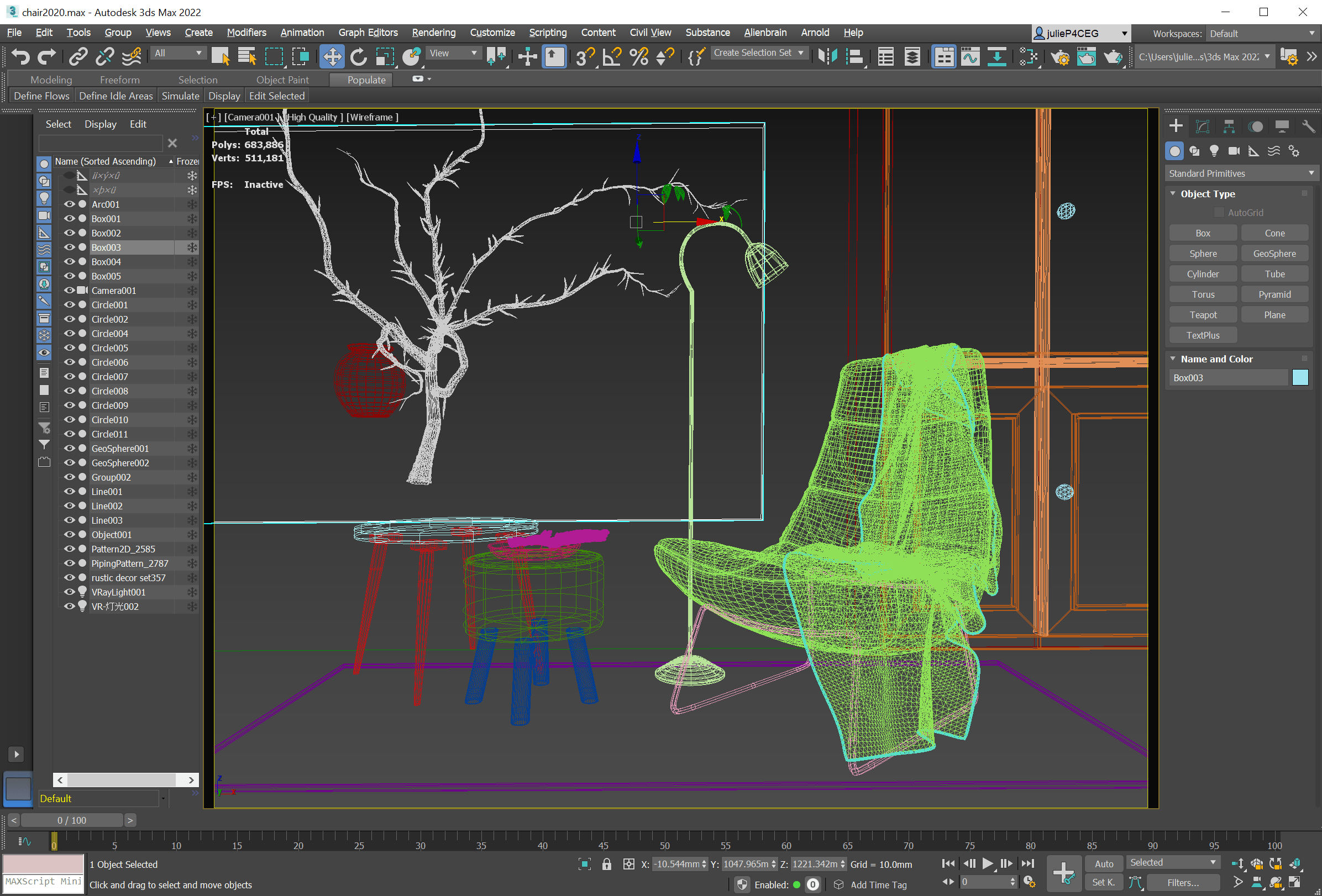 Học cấp tốc thiết kế diễn họa 3d kiến trúc và nội thất bằng 3dsMax