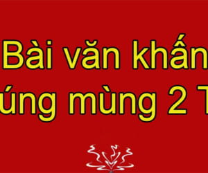 Văn khấn mùng 2 Tết