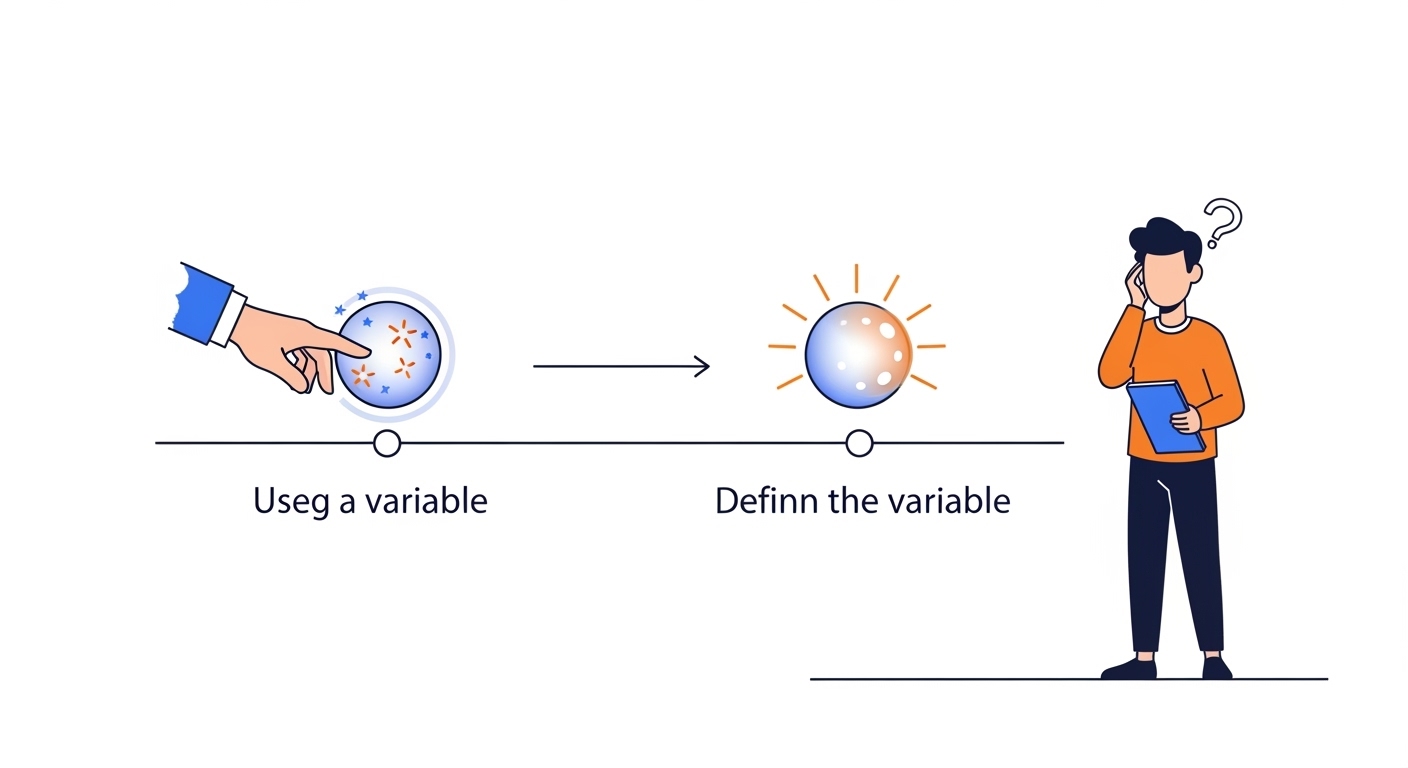 NameError: name 'x' is not defined là gì? Nguyên nhân & Cách fix triệt để trong Python