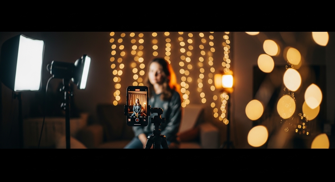 Setup Ánh Sáng Quay Video Bằng Điện Thoại