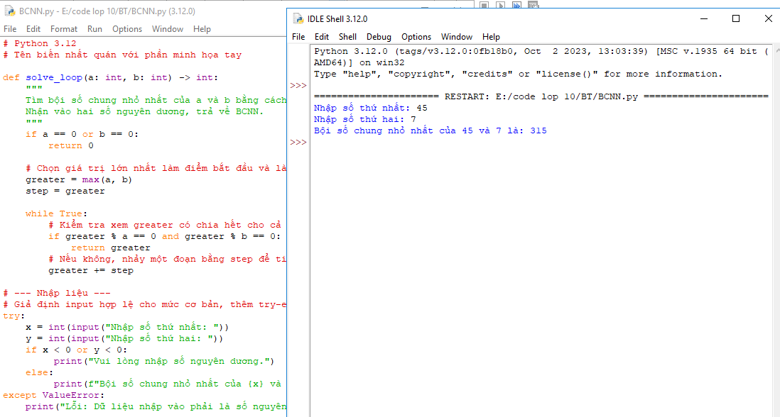 Bội số chung trong Python Xử lý lỗi Time Limit và 2 cách giải tối ưu