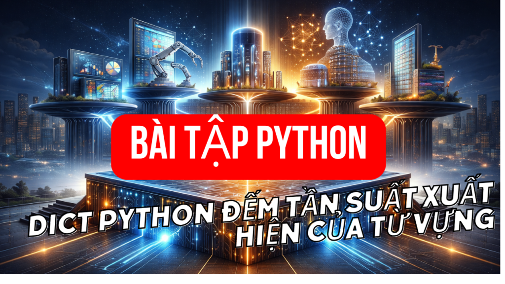 Hướng dẫn dùng Dict Python đếm tần suất xuất hiện của từ vựng